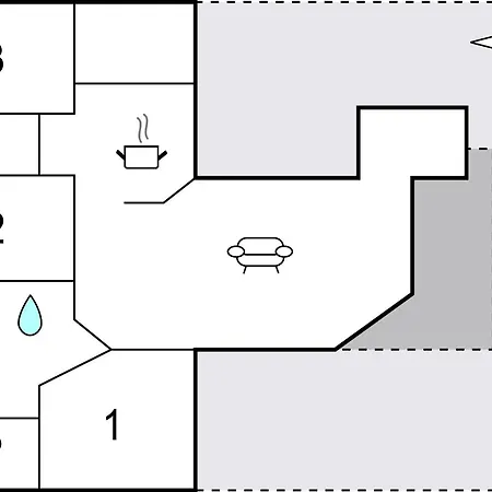 Vakantiehuis 3 Bedroom In Nordenbro Vesteregn